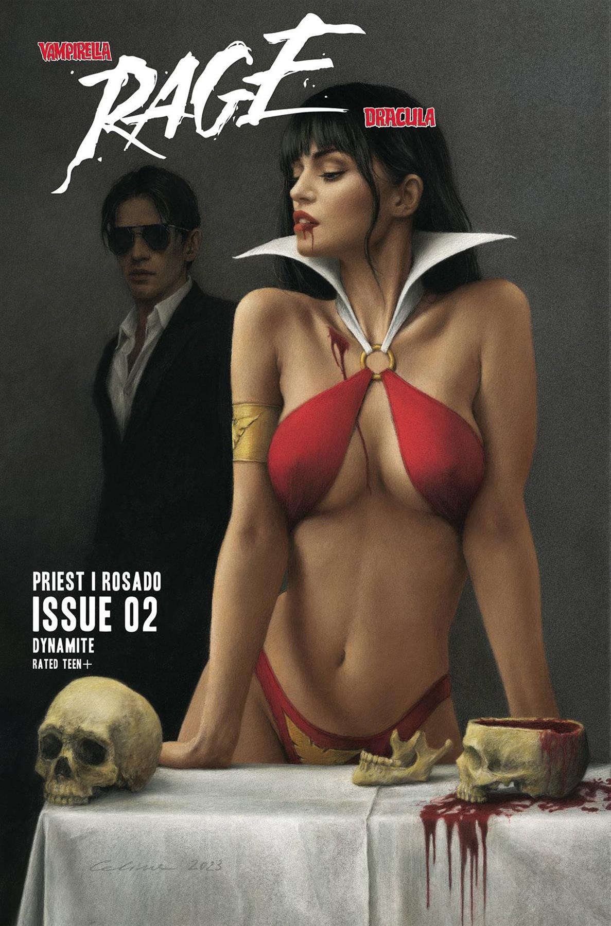 Vampirella Dracula Rage #2 Cvr B Celina Dynamite Comic Book