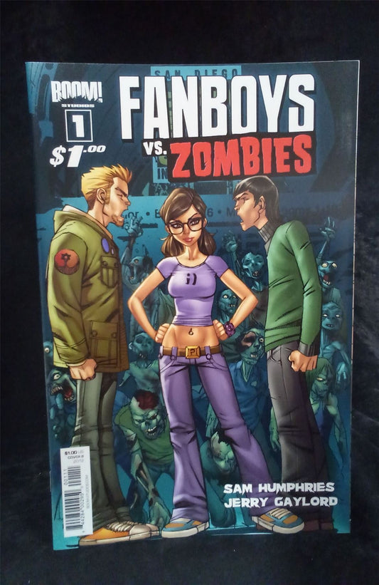 Fanboys vs. Zombies #1 Cover B Alé  Garza 2012 Boom Studios Comic Book