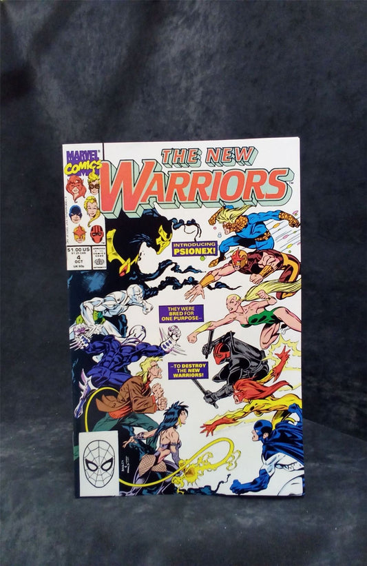 The New Warriors #4 1990 Marvel Comics Comic Book