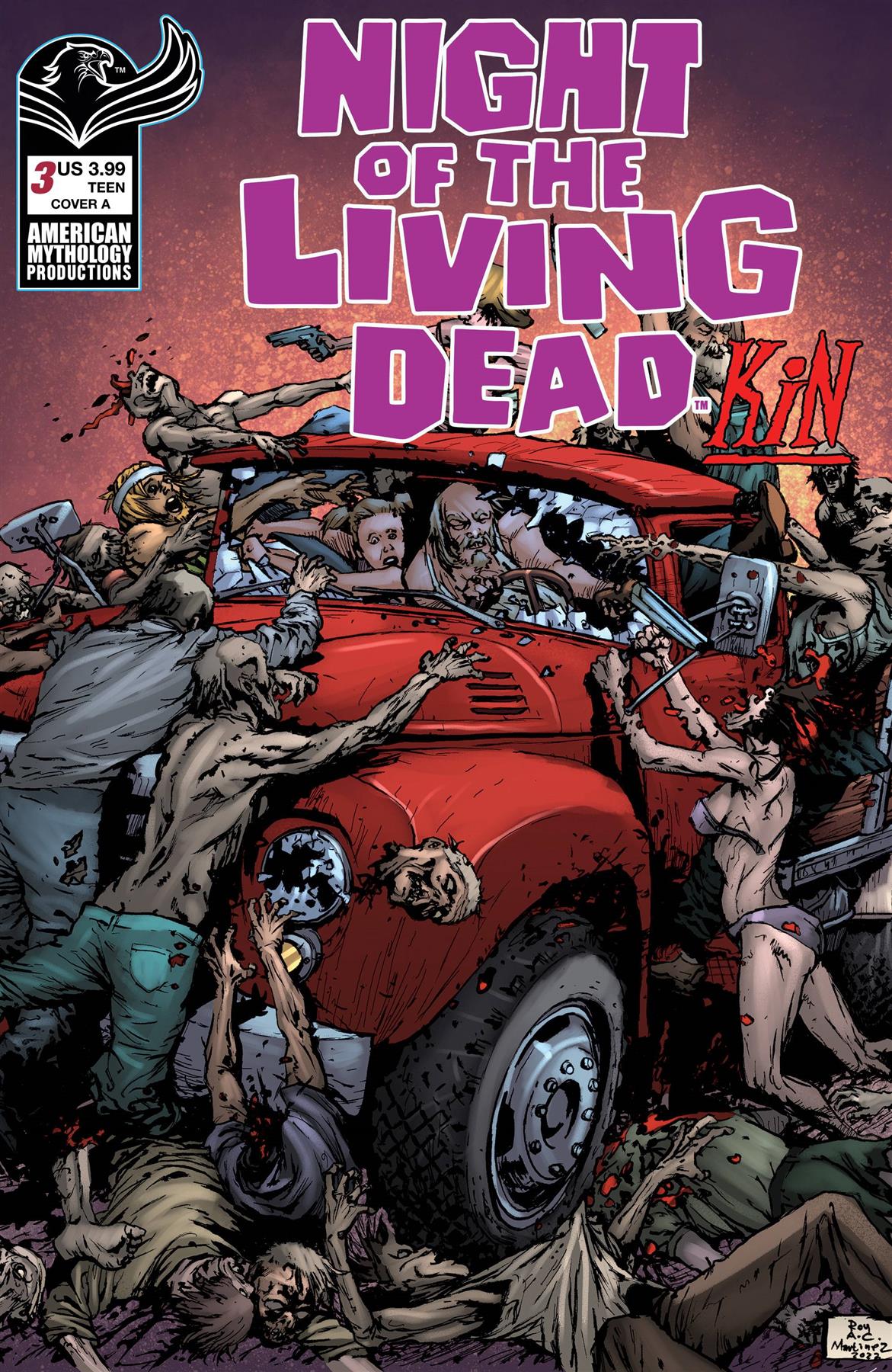 Night Of The Living Dead Kin #3 Cvr A Martinez American Mythology Productions Comic Book