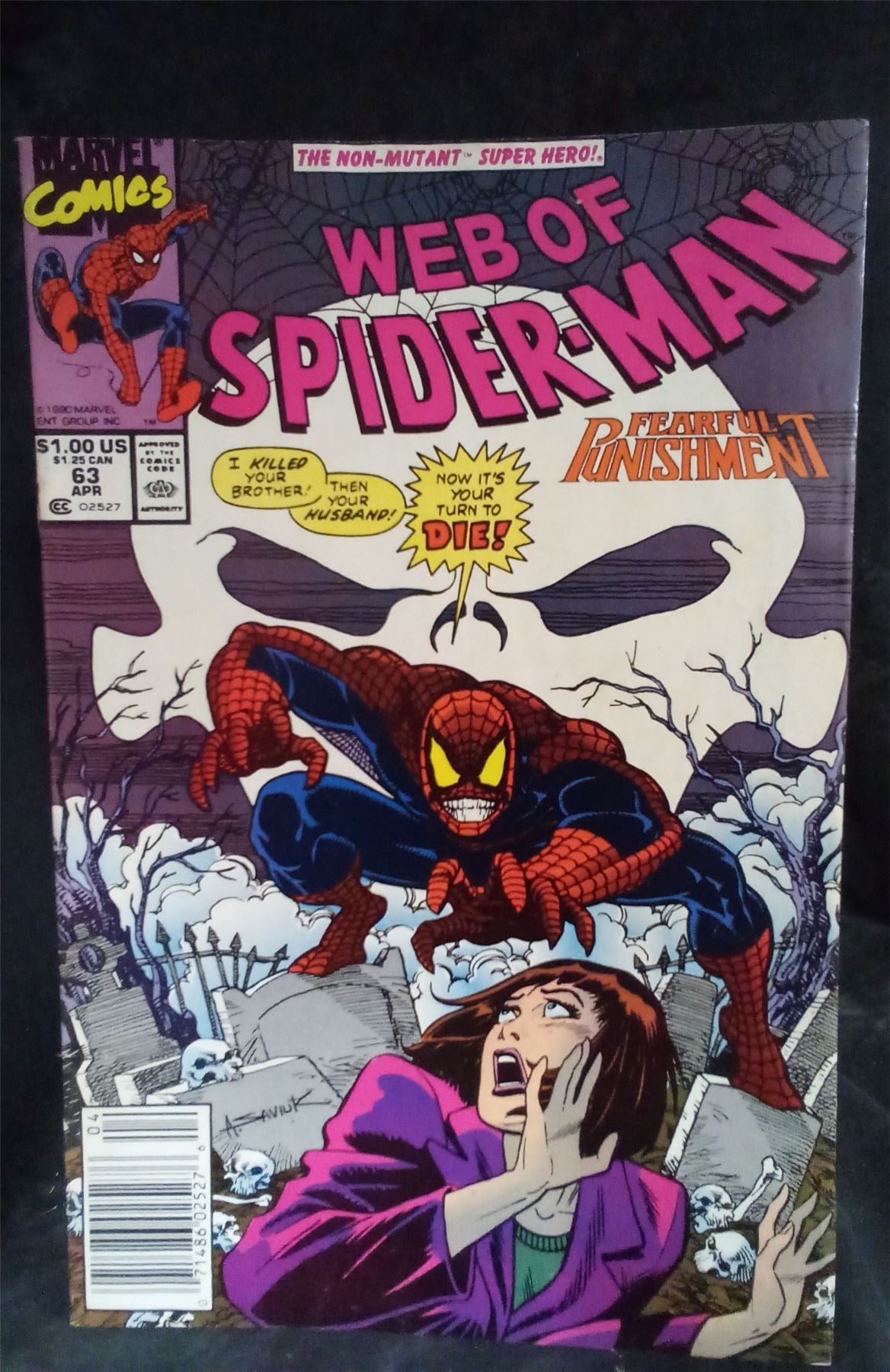 Web of Spider-Man #63 1990 Marvel Comics Comic Book
