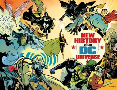 NEW HISTORY OF THE DC UNIVERSE #1 (OF 4) CVR A CHRIS SAMNEE WRAPAROUND  DC Comics Comic Book 2025