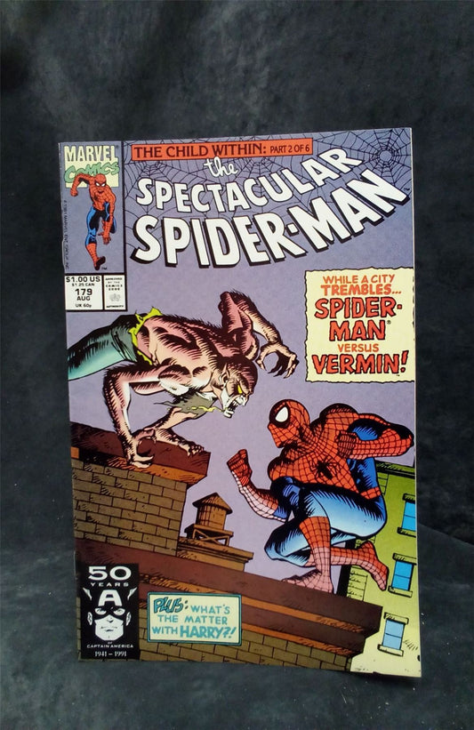 The Spectacular Spider-Man #179 1991 Marvel Comics Comic Book