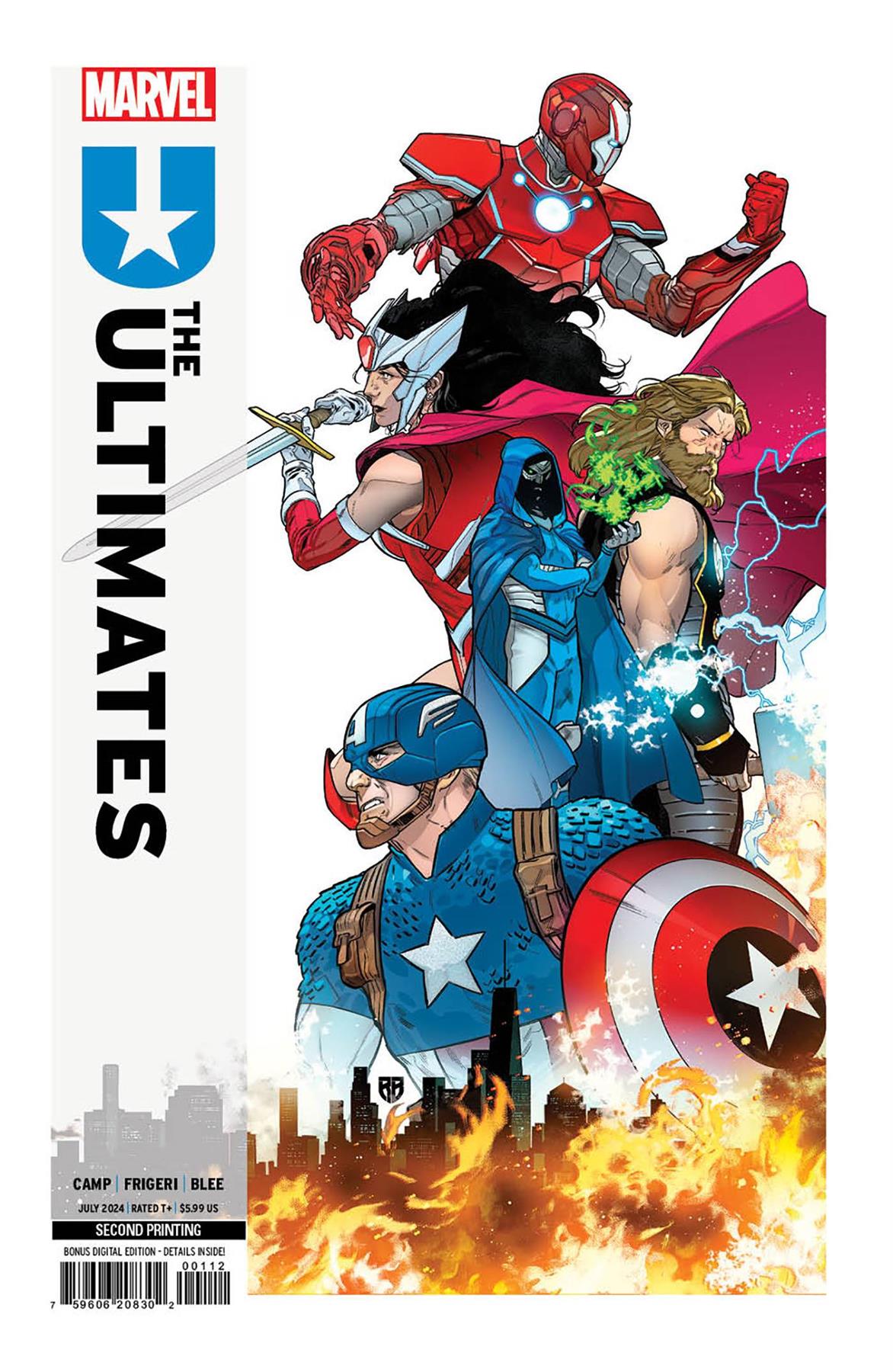 Ultimates #1 2nd Ptg Silva Var Marvel Prh Comic Book