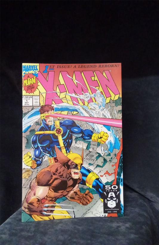 X-Men #1 Wolverine and Cyclops Cover 1991 Marvel Comics Comic Book