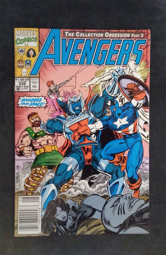 The Avengers #335 1991 marvel Comic Book