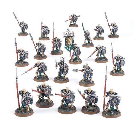 Warhammer Age of Sigmar- Ossiarch Bonereapers: Mortek Guard 94-25 by Games Workshop
