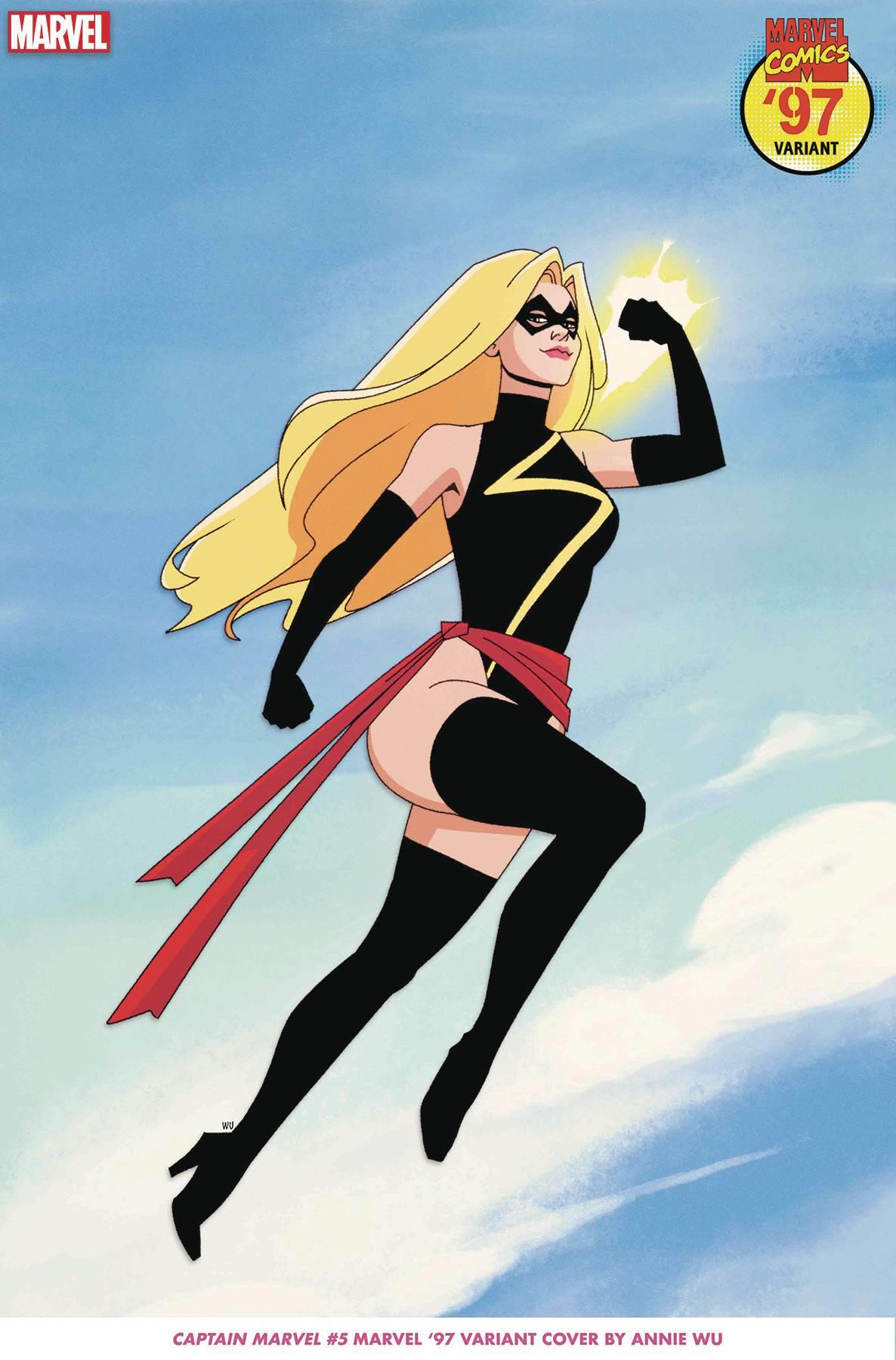 Captain Marvel #5 Annie Wu Marvel 97 Var Marvel Comic Book 2024