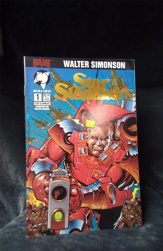 Star Slammers #1 1994 malibu Comic Book