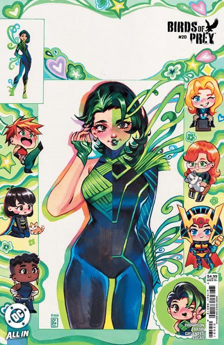 BIRDS OF PREY #20 CVR C RIAN GONZALES CARD STOCK VAR  DC Comics Comic Book 2025