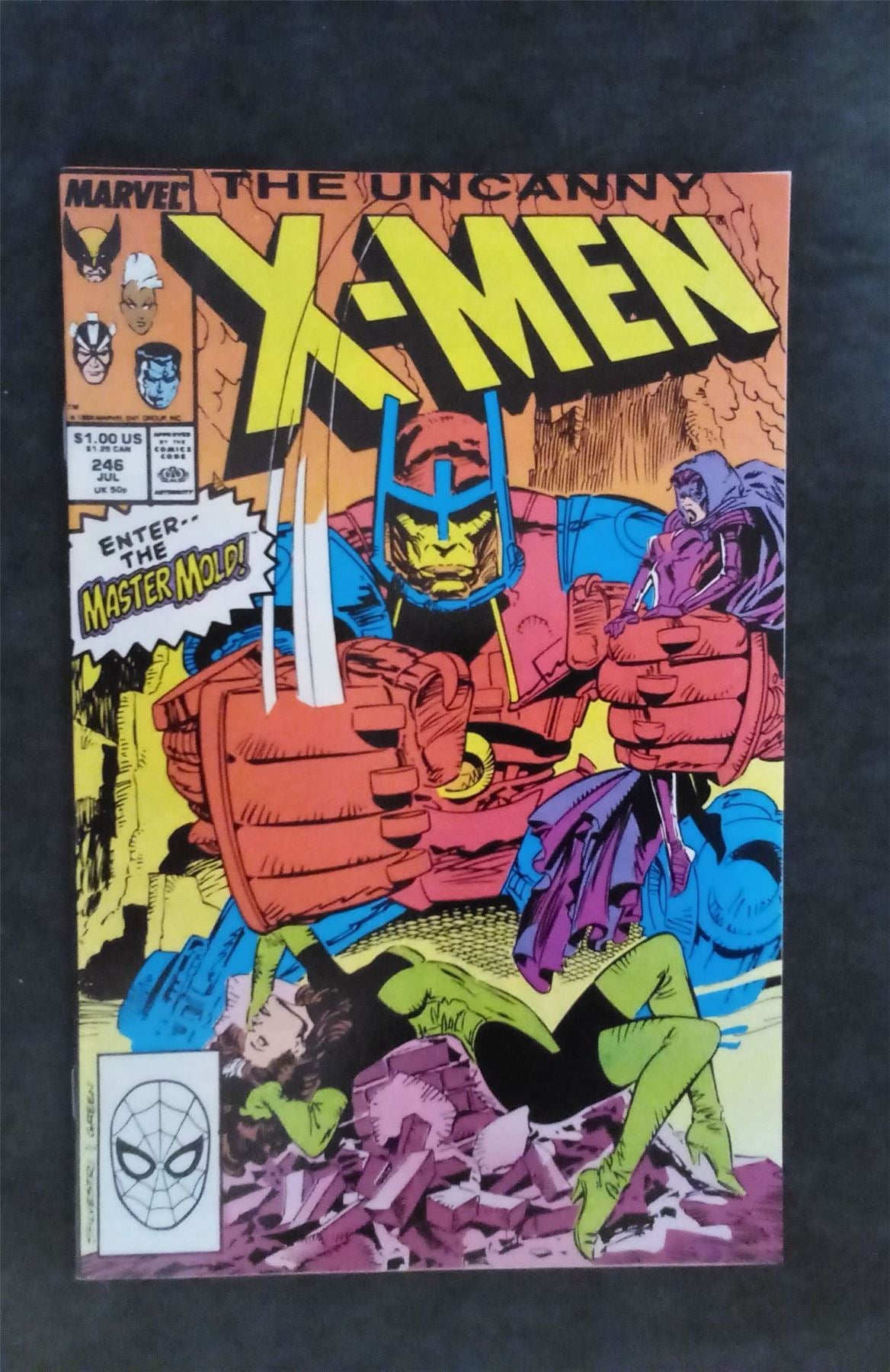 The Uncanny X-Men #246 1989 marvel Comic Book