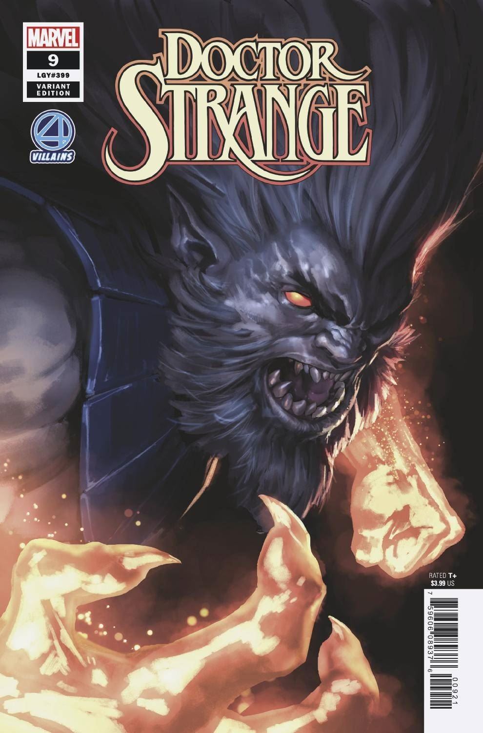Doctor Strange #9 (Djurdjevic Fantatsic Four Villains Var) Marvel Comics Comic Book