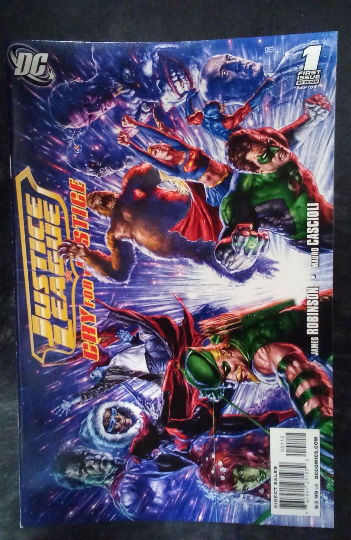 Justice League: Cry for Justice #1  2009 DC Comics Comic Book
