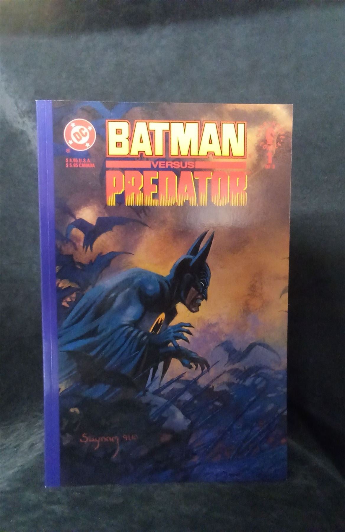 Batman versus Predator #1 Batman Cover 1991 DC Comics Comic Book