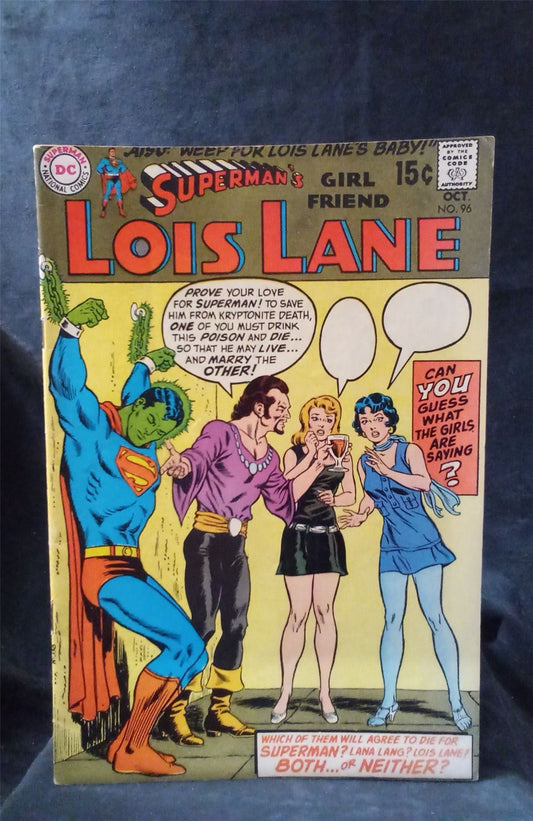 Superman&#039;s Girl Friend, Lois Lane #96 1969 DC Comics Comic Book