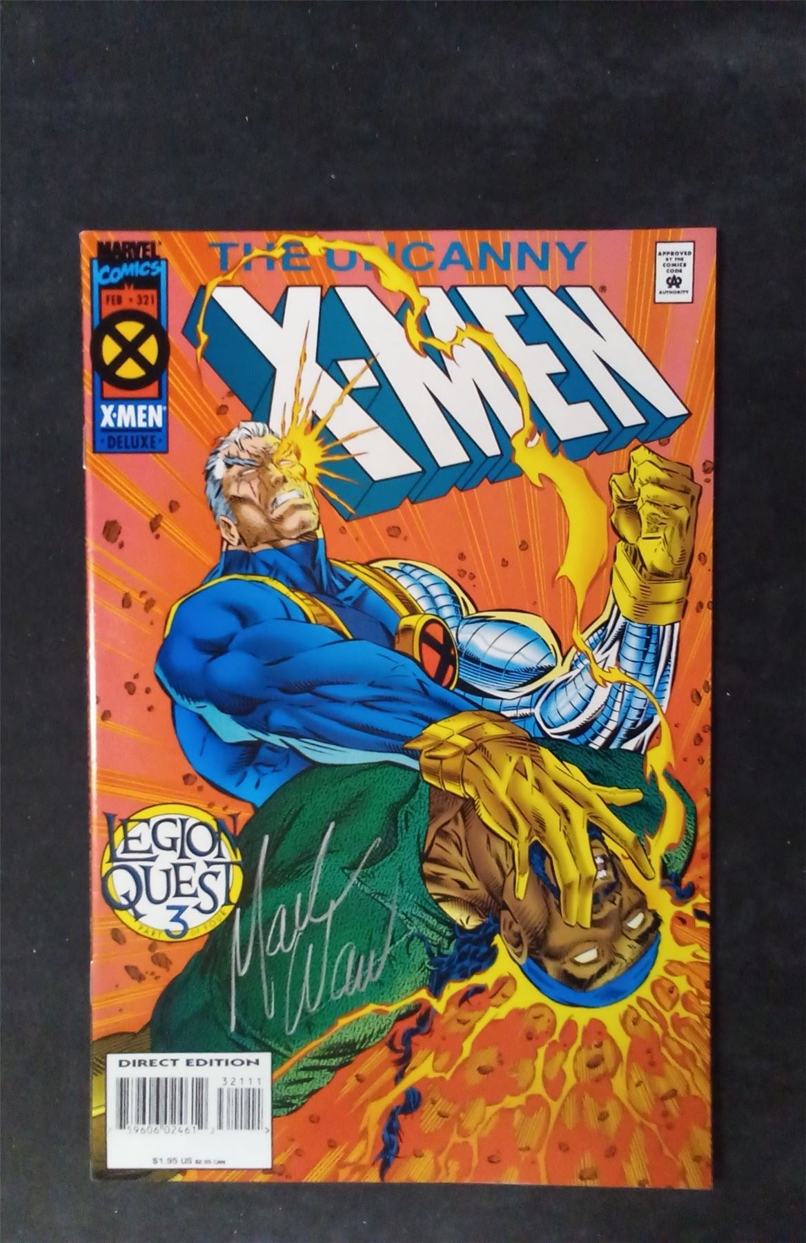 Uncanny X-Men #321 Signed by Mark Waid 1995 Marvel Comics Comic Book