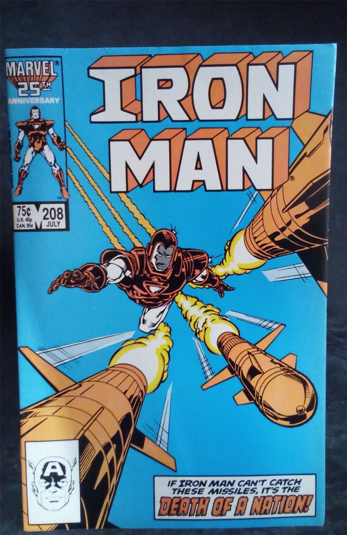 Iron Man #208 1986 Marvel Comics Comic Book