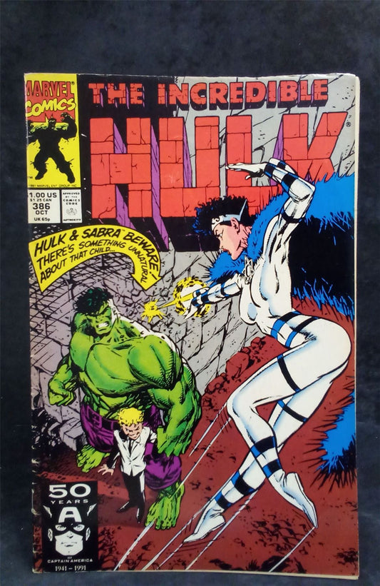 The Incredible Hulk #386 1991 Marvel Comics Comic Book