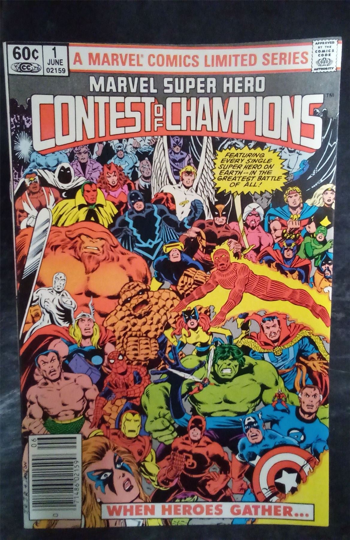 Marvel Comics Super Hero Contest of Champions #1 1982 Marvel Comics Comic Book