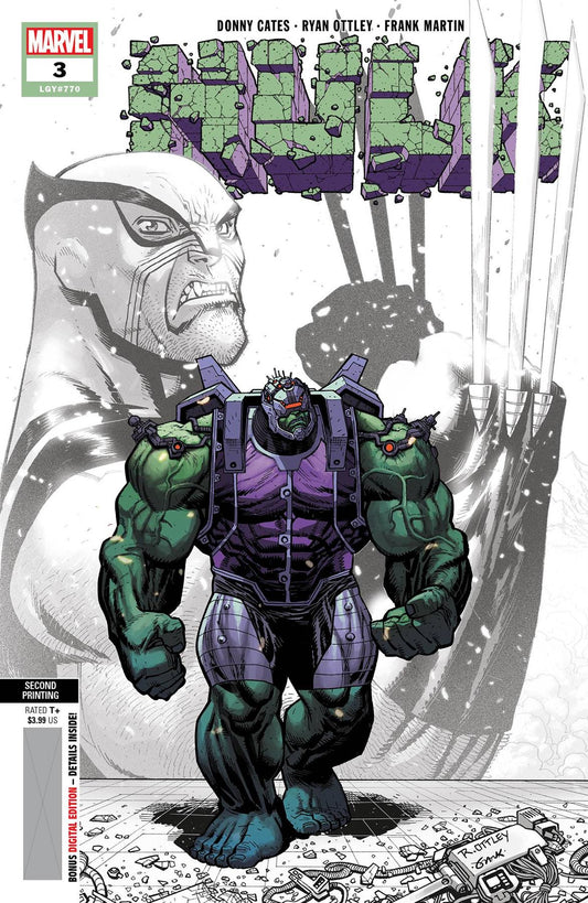 Hulk #3 2nd Ptg Ottley Var Marvel Prh Comic Book