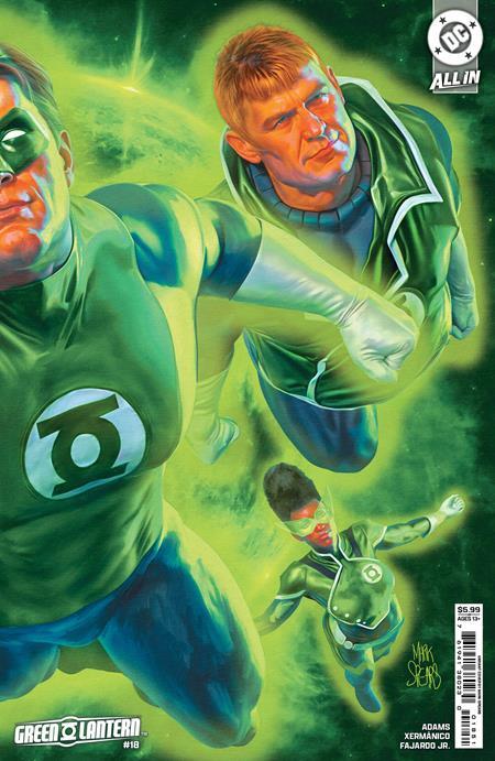 Green Lantern #18 Cvr C Mark Spears Connecting Card Stock Var DC Comics Comic Book