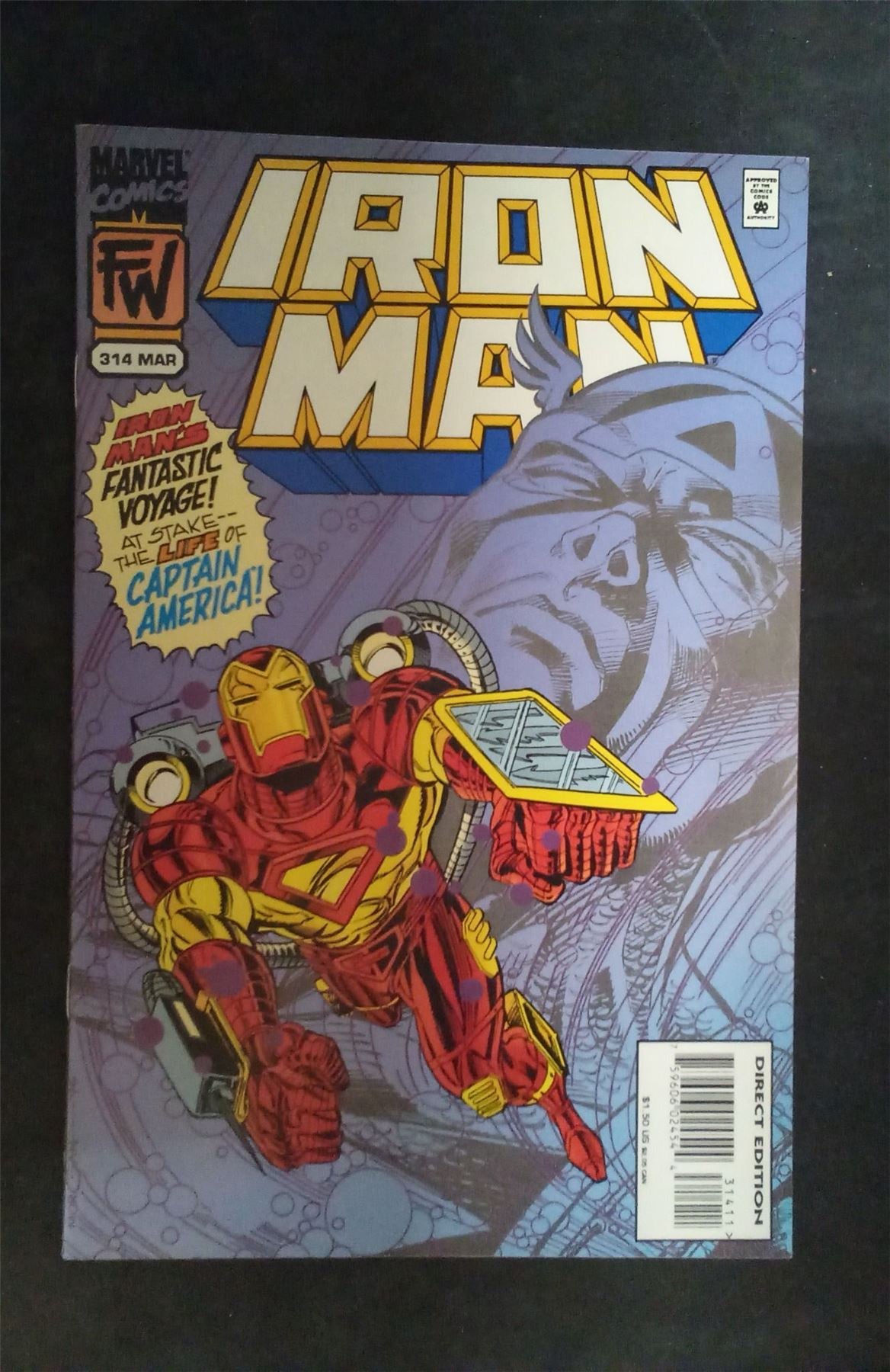 Iron Man #314 1995 marvel Comic Book