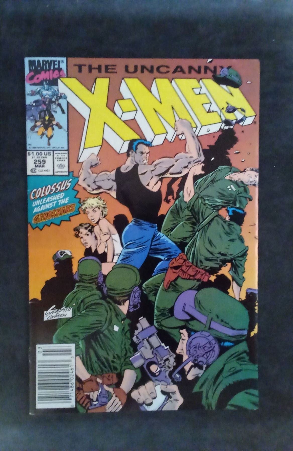 The Uncanny X-Men #259 1990 marvel Comic Book