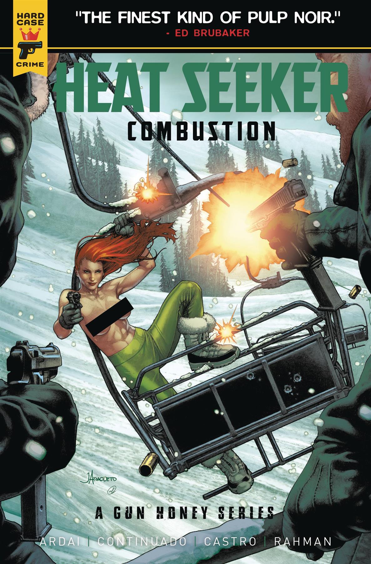 Heat Seeker Combustion Gun Honey Series #2 Cvr I Anacleto Nu Titan Comics Comic Book