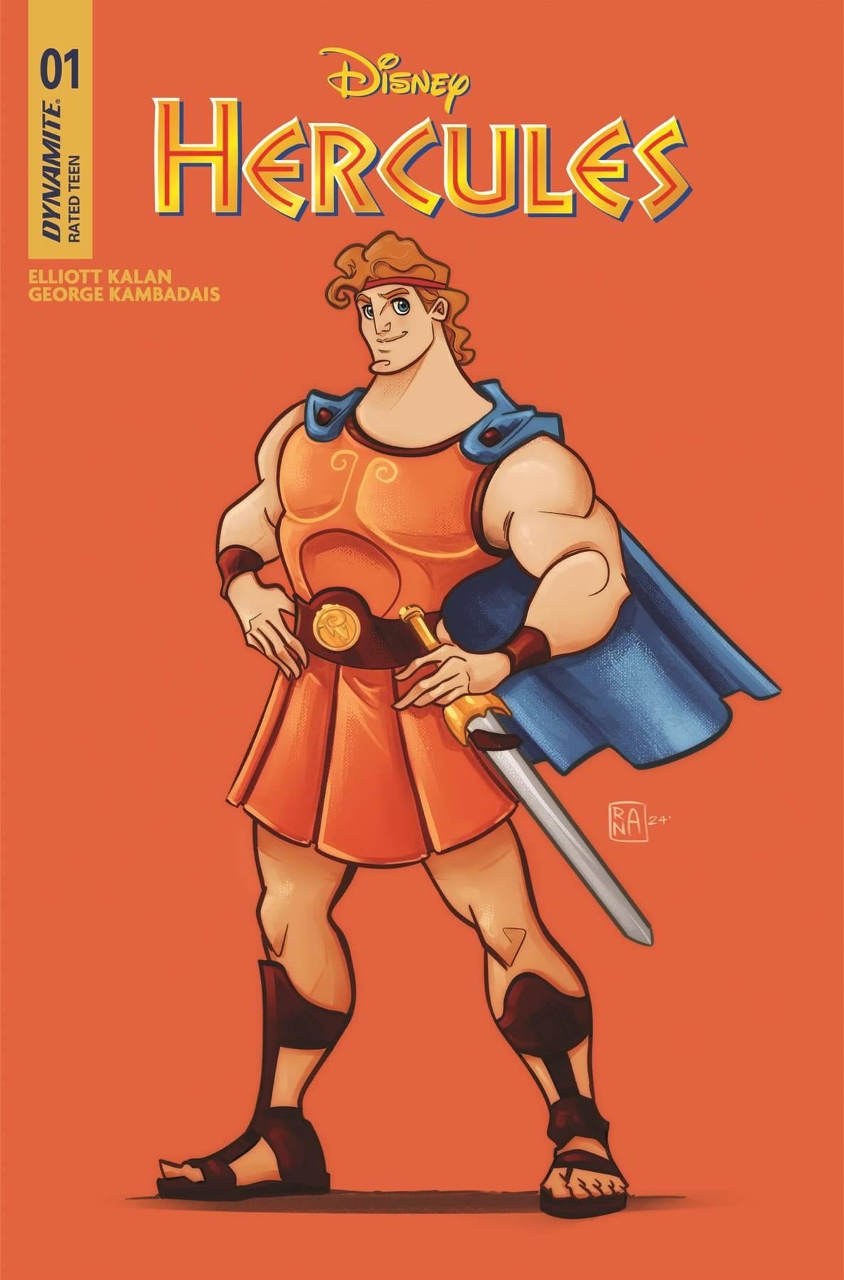Hercules #1 Cvr D Ranaldi Negative Space Dynamite Comic Book