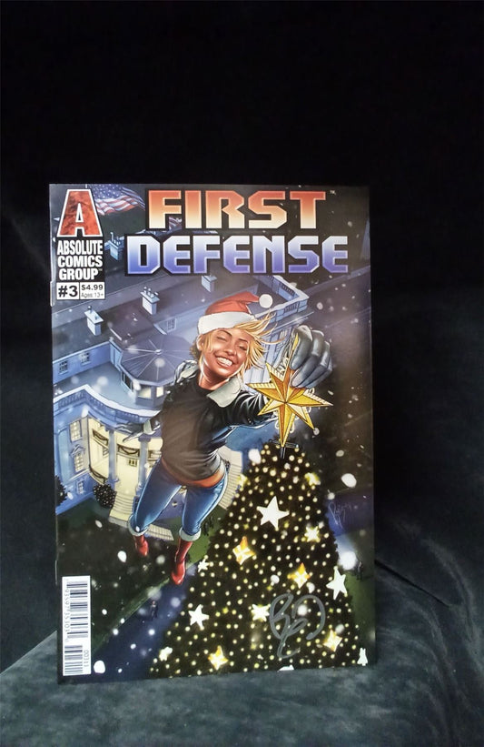 First Defense #3 signed by Benny Powell 2021  Comic Book