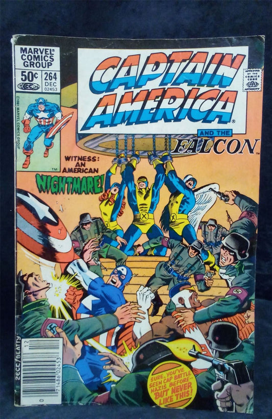 Captain America #264 Newsstand Edition 1981 Marvel Comics Comic Book