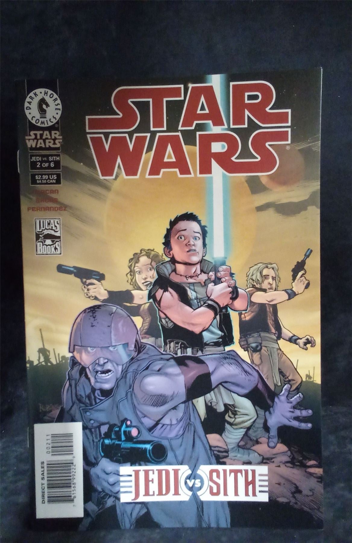 Star Wars: Jedi vs. Sith #2 2001  Comic Book