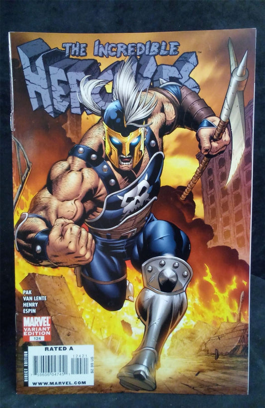Incredible Hercules #124 Variant Cover 2009 Marvel Comics Comic Book
