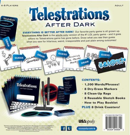Telestrations: After Dark By USAopoly, INC Board Game