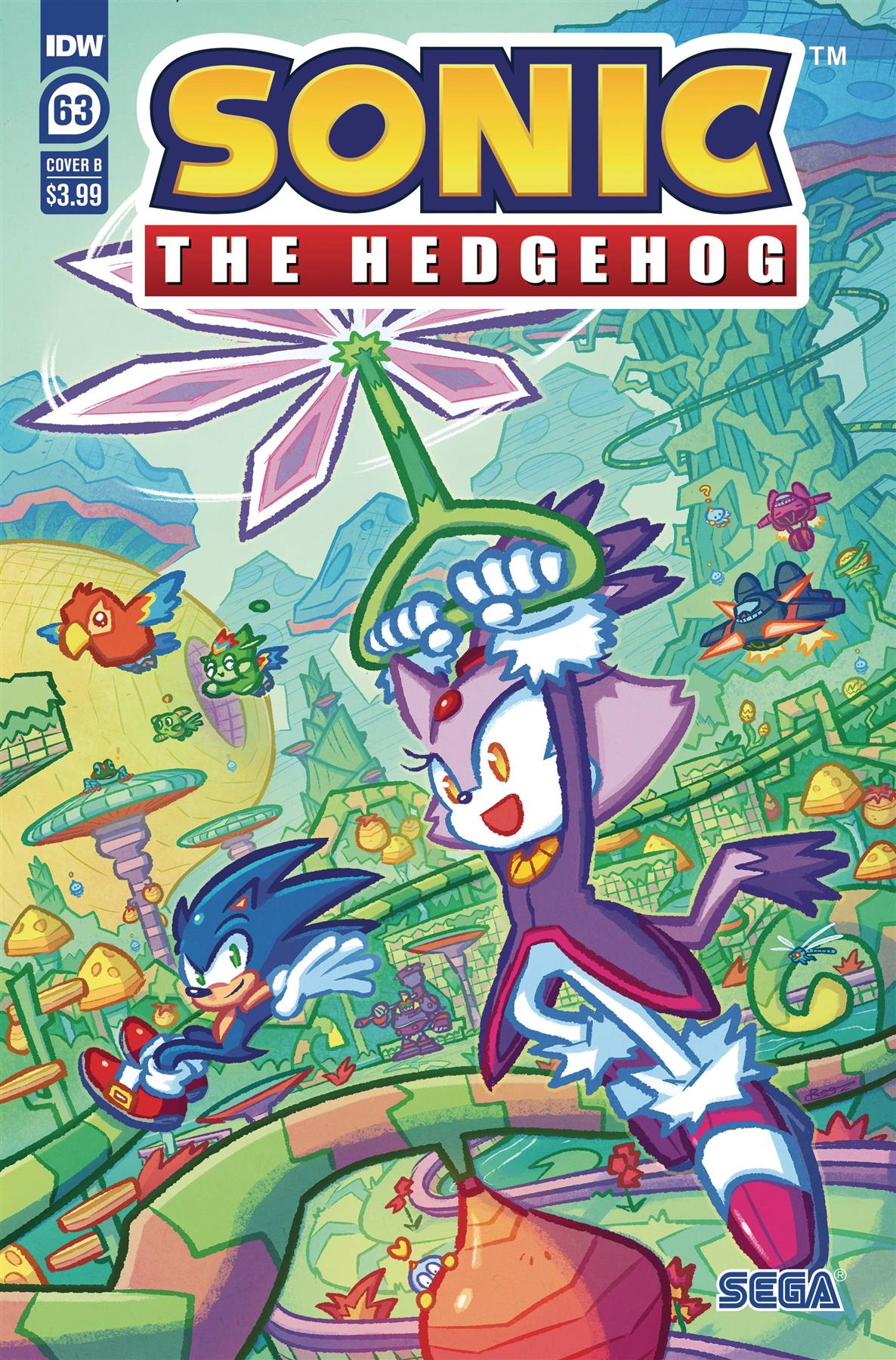 Sonic The Hedgehog #63 Cvr B Graham Idw-prh Comic Book