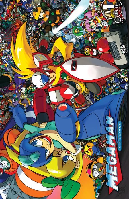 Mega Man Timelines #1 (one Shot) Cvr D Inc 1:5 Andrew Dickman Wraparound Var UDON Entertainment Comic Book