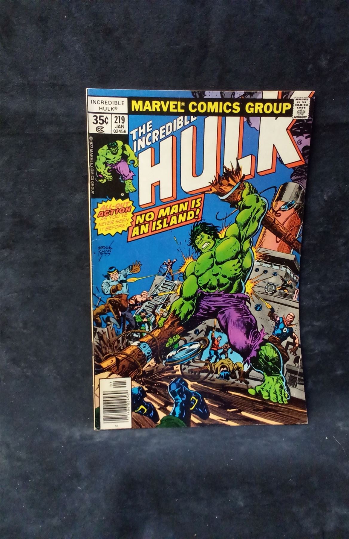 The Incredible Hulk #219 1978 marvel Comic Book