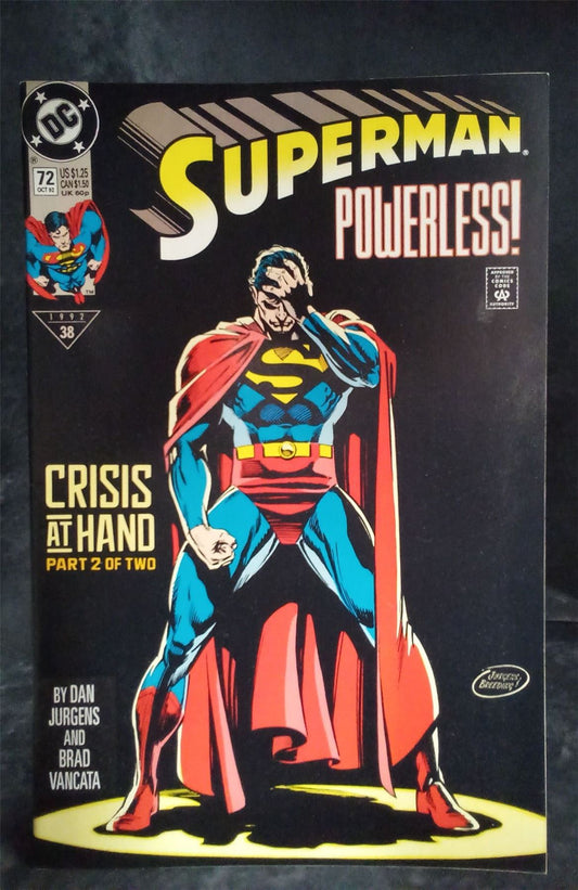 Superman #72 1992 DC Comics Comic Book