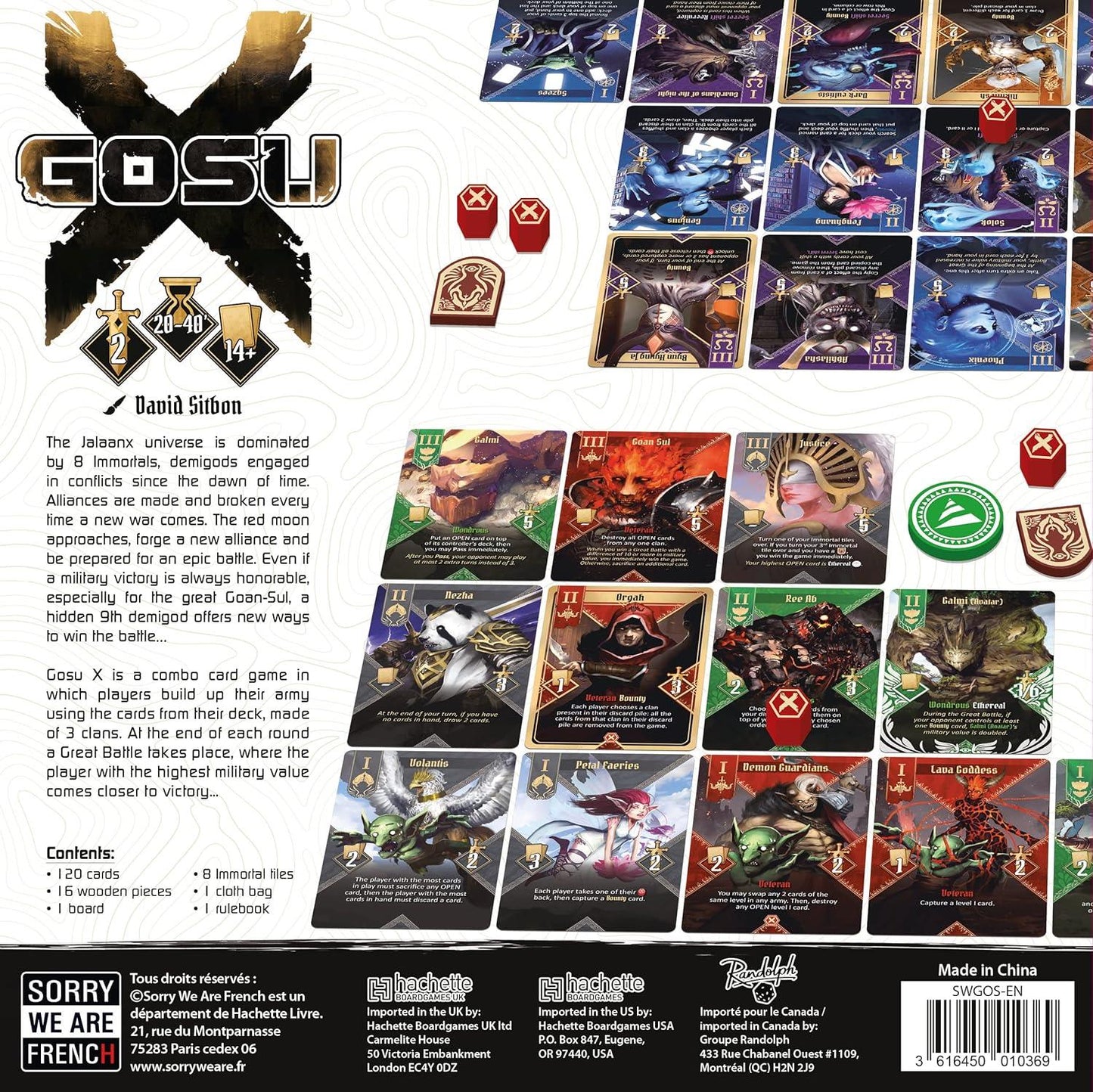 Gosu X Board Game by David Sitbon