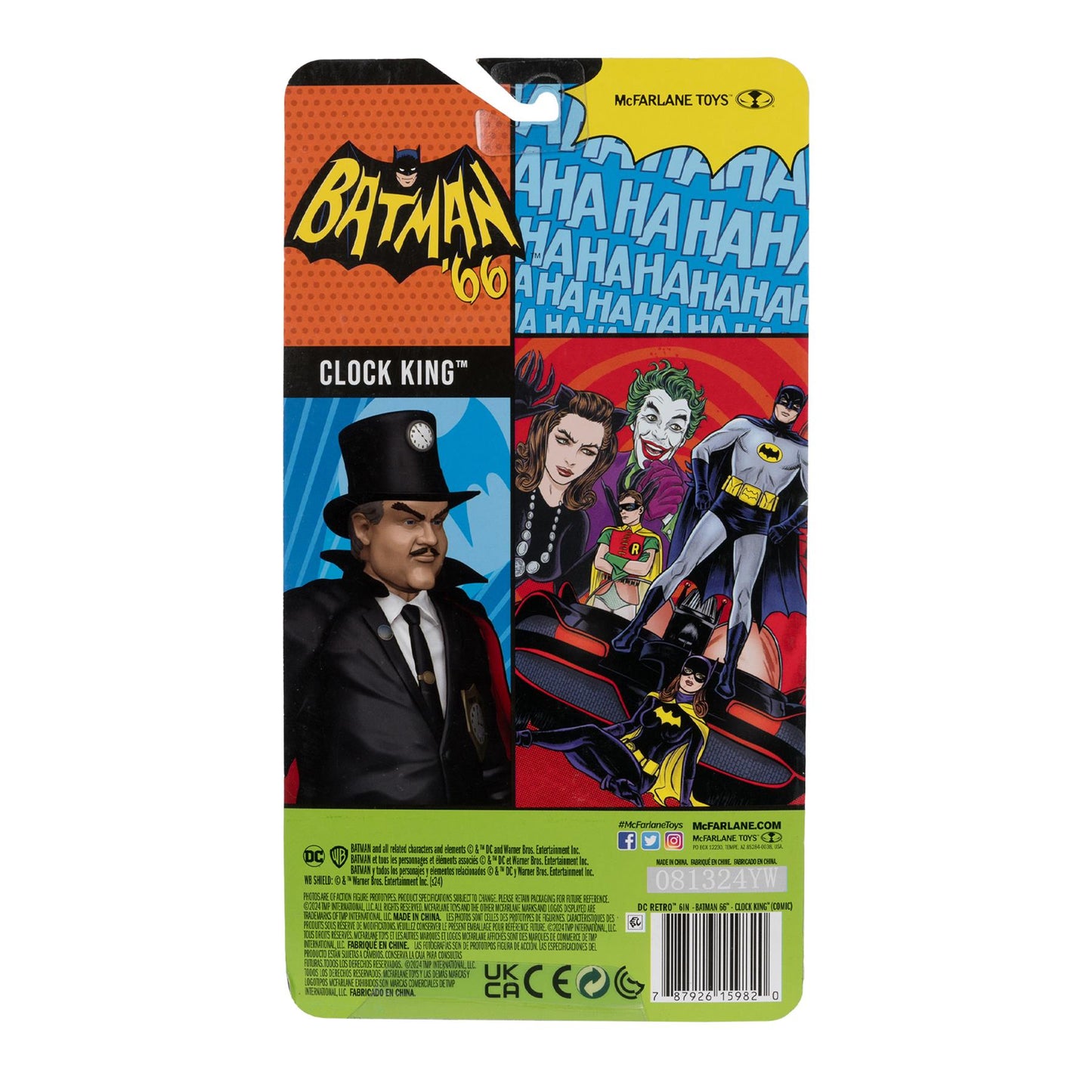 Dc Retro 66 Batman 6in Wave 11 Clock King Action Figure