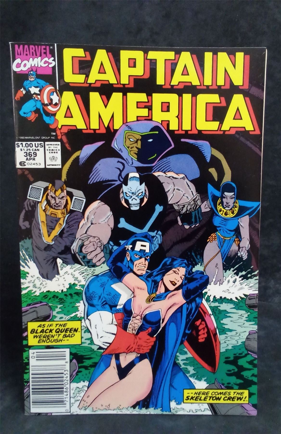 Captain America #369 1990 Marvel Comics Comic Book