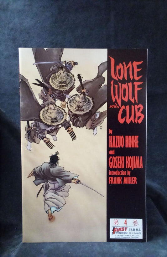 Lone Wolf and Cub #4 1987 first Comic Book