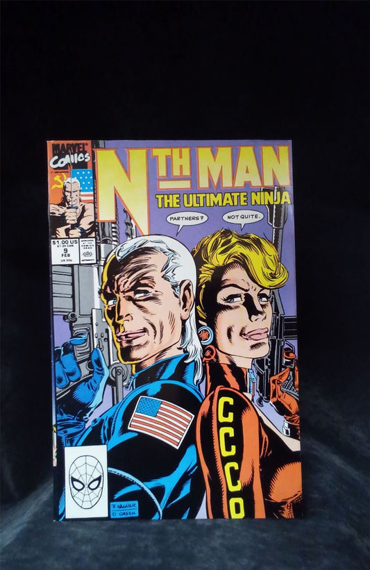 Nth Man the Ultimate Ninja #9 1990 Marvel Comics Comic Book