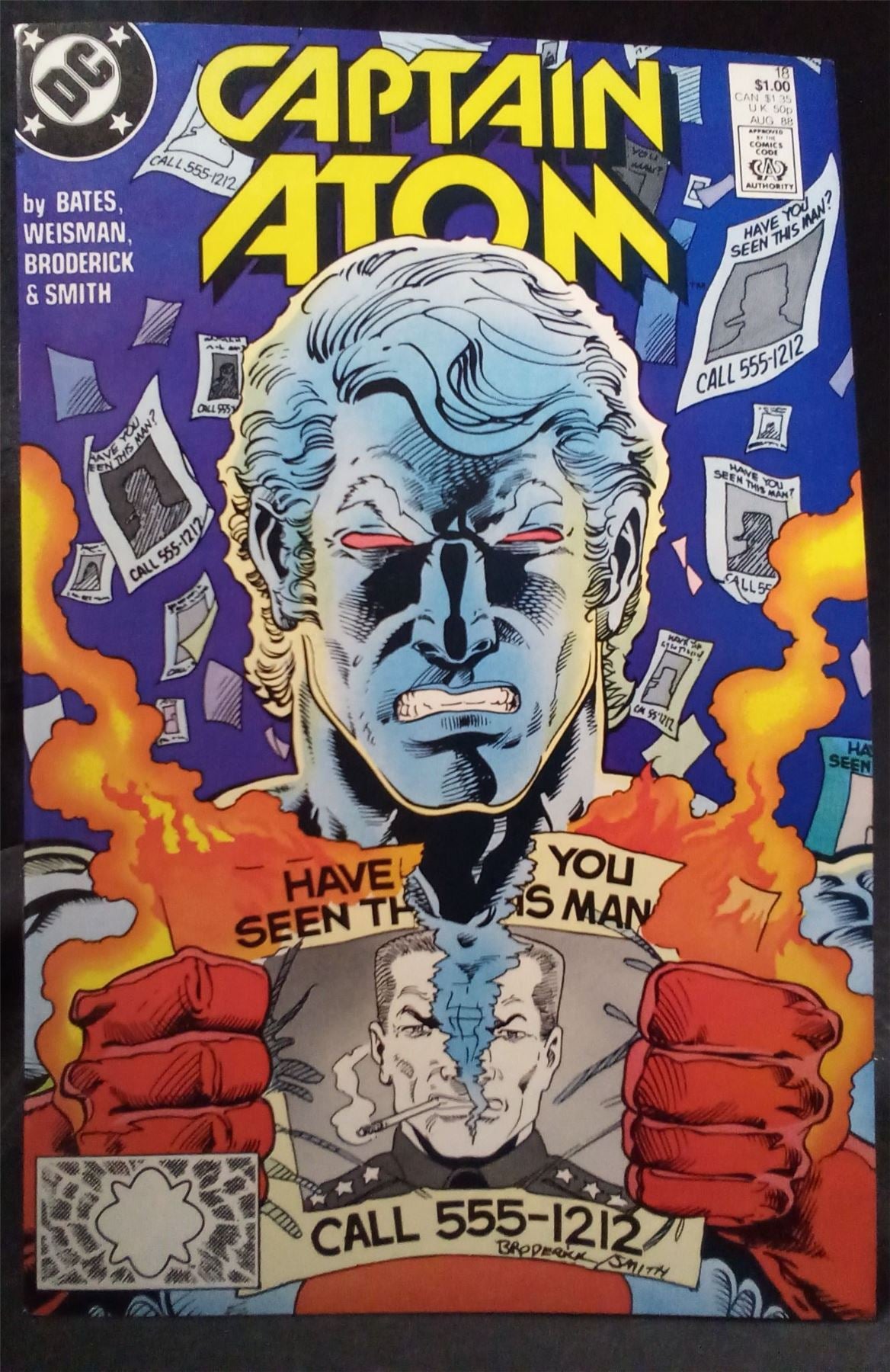 Captain Atom #18 1988 DC Comics Comic Book