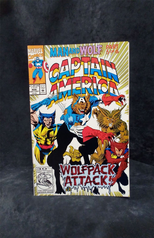 Captain America #406 1992 Marvel Comics Comic Book