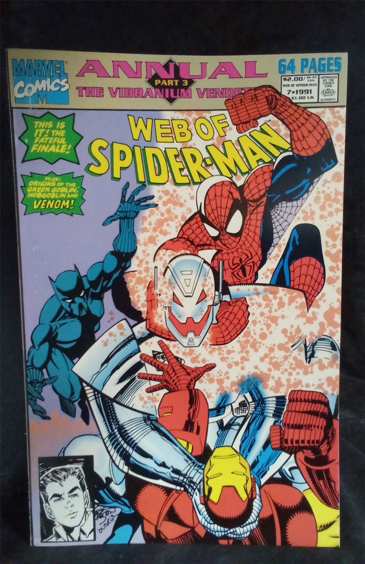 Web of Spider-Man Annual #7 Direct Edition 1991 Marvel Comics Comic Book