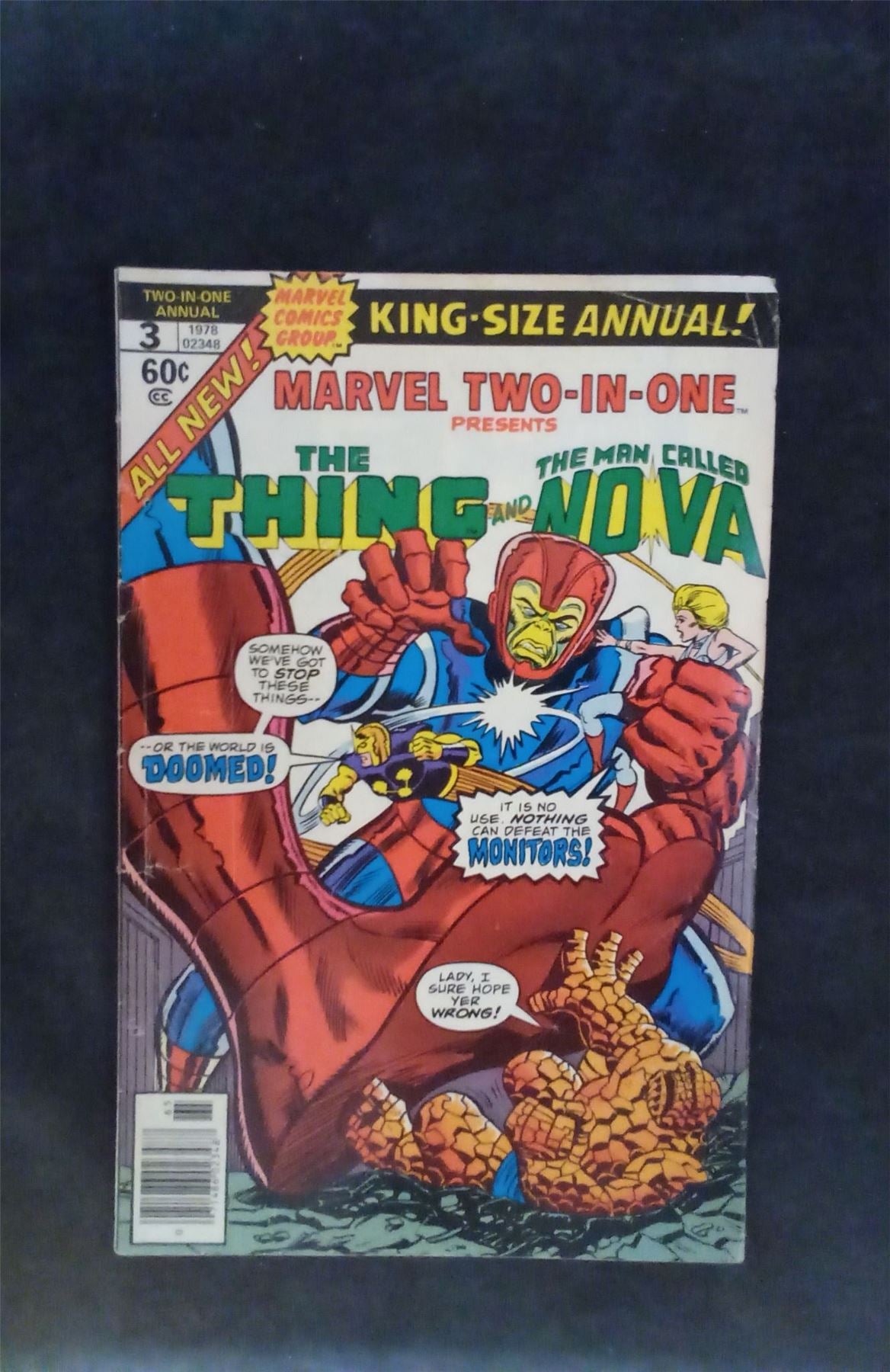 Marvel Two-in-One Annual #3 1978 marvel Comic Book