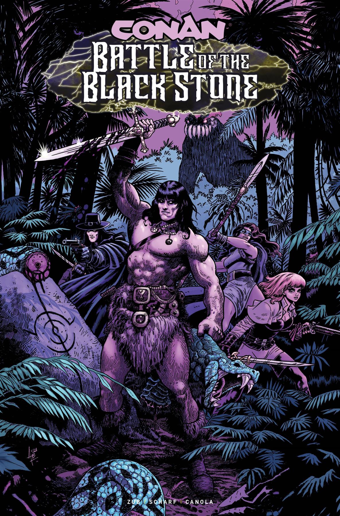 Conan Barbarian Battle Blackstone #4 Cvr B Belanger Titan Comics Comic Book 2024