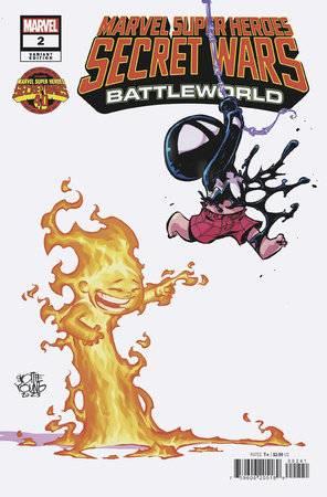 Msh Secret Wars Battleworld #2 Skottie Young Var (Skottie Young Var) Marvel Prh Comic Book 2023