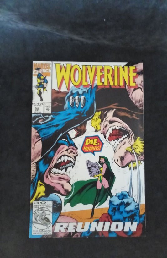 Wolverine #62 1992 marvel Comic Book marvel Comic Book